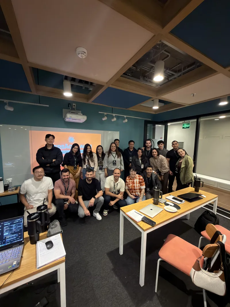 Turma da imersão de setembro de 2026 reunida para a foto de grupo
